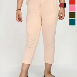 BAESD Girls Pack of 5 Solid Capris-3