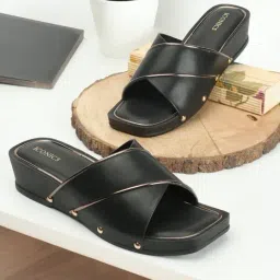 Iconics Women's Black Casual Wedges-image-27