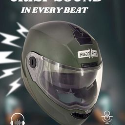 HEADFOX Smart Bluetooth Helmet with Flash Lights image 2