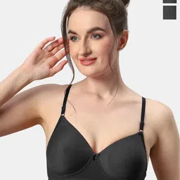 Sonari Pack Of 2 Medium Coverage Lightly Padded T-shirt Bra With All Day Comfort-image-54