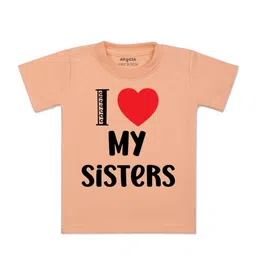 Arvesa Kids Typography Printed Round Neck Cotton T-shirt-picture-22