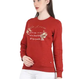 Monte Carlo Red Printed Sweatshirt image 3
