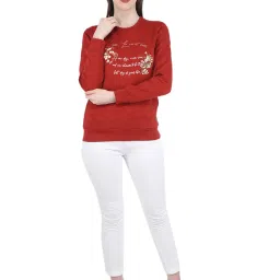 Monte Carlo Red Printed Sweatshirt image 5