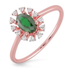 Malabar Gold and Diamonds 18k Rose Gold Diamond Ring-picture-13