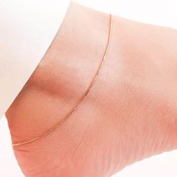 Zavya 925 Silver Gleaming Chains Rose Gold-Plated Anklet for Women-18