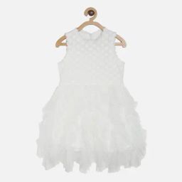 MINIKLUB White Kids Girls Dress-image-12