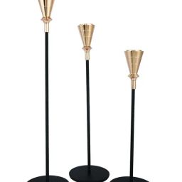 Tayhaa Gold Others Abstract Candle Holder-picture-25