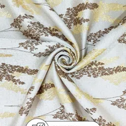 Bianca EL`PESSO Brown Faux Silk 5 Ft. Window Curtain - Set of 2 image 5