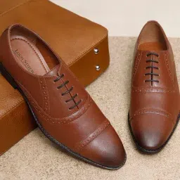 Louis Stitch Men's Tan Oxford Shoes-picture-16