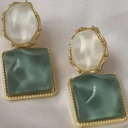 AKISON JEWELS Gold-Plated Alloy Earrings-image-24