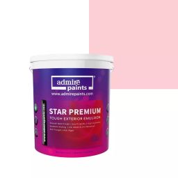 ADMIRE PAINTS STAR PREMIUM Exterior Acrylic Emulsion 20 L Capacity Garden Pink-image-82