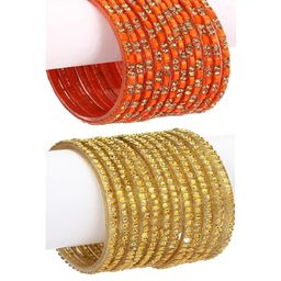 1ST TIME Orange Alloy Bangle-58