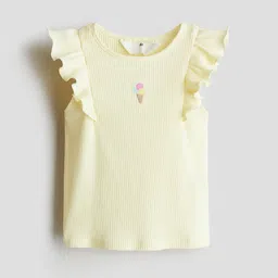 H&M Embroidered-Motif Vest Top-image-87