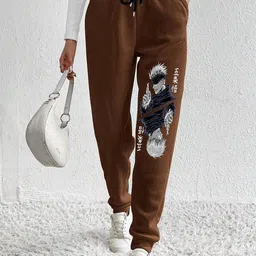 TABADTOD Women Printed Relaxed Loose Fit Joggers Trousers-image-95