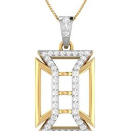 PC Jeweller Ambar 22 kt Gold Pendant without Chain-image-5