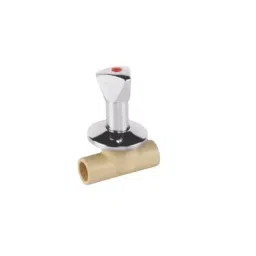 Ashirvad 19.05 mm (3/4 Inch) UPVC 1/2 Quarter Turn Spindle SCH 80 Long Concealed Valve 50001386-image-7