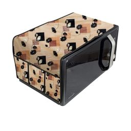 The Furnishing Tree Waterproof & Dustproof PVC Microwave Oven Top Cover with 6 Utility Pockets Lotu-image-25