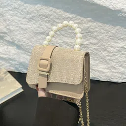 StyleCast x Revolte Women Embellished Structured Sling Bag-image-23
