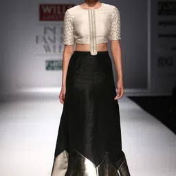 Payal Singhal Embroidered Zari Ready to Wear Lehenga & Blouse-picture-47