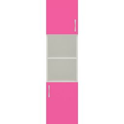 Adona Antique Bookshelf Cum Display Unit - Pink-image-80