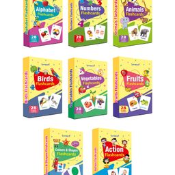 Gurukanth Flash Cards for Kids Early Learning, Easy & Fun Way of Learning Pack of 8 - 224 Cards-17