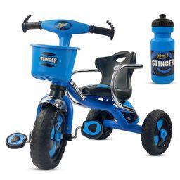 Dash Kids Tricycle With Comfortable Seat Sipper Handle Bar & Storage Basket Blue-image-30