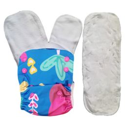 Kindermum Random Jungle Nano Pro Aio Cloth Diaper With 2 Organic Inserts And Power Booster - Multicolor-14