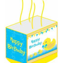 Untumble Duck Theme Pinata for Birthday Celebrations Box Shaped Party Pinata to Fill Chocolates- Multicolor-image-70