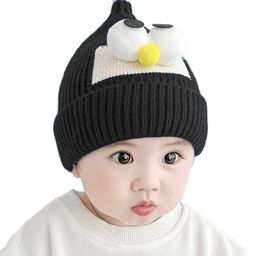 Babymoon Woolen Googly Eyes WinterCap - Black-picture-22