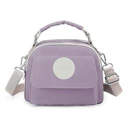 Storite Women's Stylish Small Lightweight Sling Crossbody Shoulder Bag, Portable Handbag Bag With Inner Padded Pocket & Adjustable Strap (Light Purple,21x10x17cm)-20