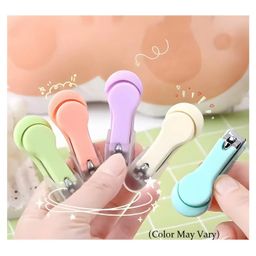 Baby Miniature Nail Clippers Single Small Size Portable Cute Kids Personal Care Manicure Tool-Pack of 1-Color May Vary-image-63