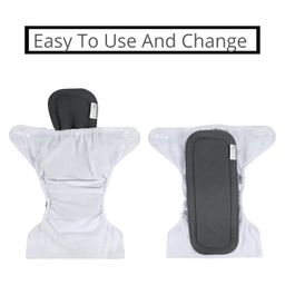 AEREX Reusable Black Inserts Pads for Diapers Bamboo Charcoal Inserts Liners Natures Cloth Diaper Liner Wet Free Booster Inserts Nappy Inserts for Baby Cloth Diapers (Pack of 3) image 4