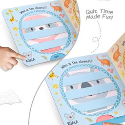 Intelliskills Interactive Slide N' See Animal Peek-a-Boo Book | Animal Recognition | Fine Motor & Sensory Development | Multicoloured | For Gifting | BIS Certified | Educator Recommended - English image 5
