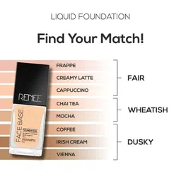 Renee Face Base SPF 8 Oil Free Full Coverage Liquid Foundation 23 ml - Irish Cream image 4