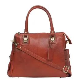 Genwayne Tan Solid Medium Handbag-36