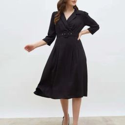 Styli Black Regular Fit Dress-picture-39