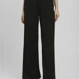 Forever 21 Black Regular Fit Mid Rise Pants-image-74