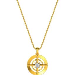 Kisna Diamond & Gold Jewellery 14k Loyal Pendant-image-22