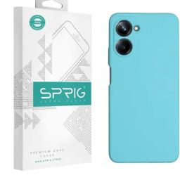 Sprig Liquid Silicone Back Cover for REALME 10 PRO 5G (Blue)-image-56