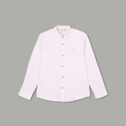 Fame Forever by Lifestyle Boys Pink Cotton Solid Shirt-picture-26