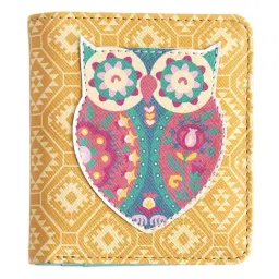 Chumbak Classics Yellow Printed Bi-Fold Wallet for Women-44