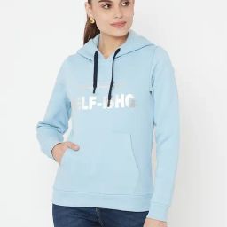 EDRIO Blue Hooded Sweatshirt-image-93