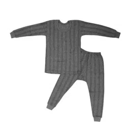 Tiny Bugs Kids Grey Cotton Thermal Set-image-19