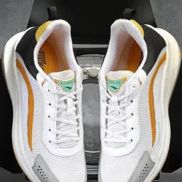 Asian Men's White Running Shoes-picture-0