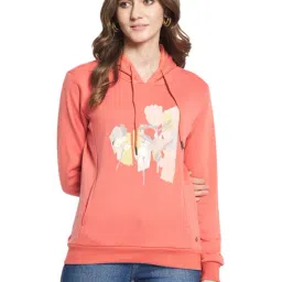 Monte Carlo Peach Printed Hoodie-image-31
