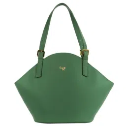 Baggit Green Solid Medium Tote Handbag-image-72