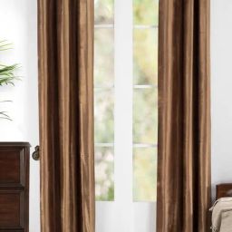 Maspar Yellow Viscose Door Curtain - Set of 2-picture-16