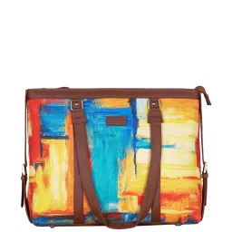 ZOUK Multicolor Printed Large Tote Handbag image 2
