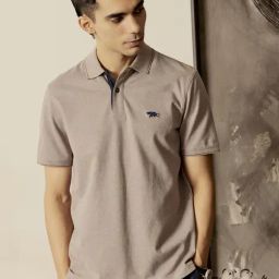 Andamen Brown Regular Fit Polo T-Shirt-image-39