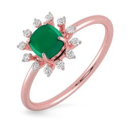 Malabar Gold and Diamonds 18k Rose Gold Diamond Ring-image-52